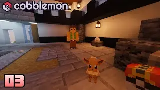 Minecraft Cobblemon Ep. 3 - Defeating The First Gym Leader!
