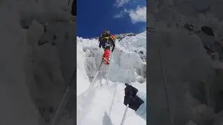 Ladder at 6.000 m - Island Peak #Himalayas #Nepal #Alpinism