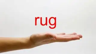 How to Pronounce rug - American English
