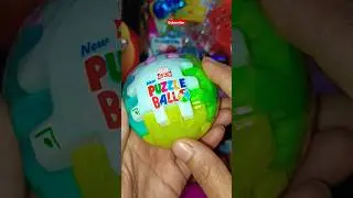 puzzles ball surprise inside pack😋🎁🍫#shorts #chocolate #viral #youtubeshorts