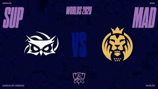SUP vs MAD - Bo5 - Game 2 - PLAY-IN STAGE Day 5 | WORLDS 2020