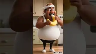Mister Belly transform to Banana #misterbelly #banana #transformation