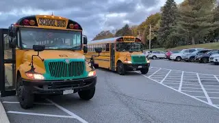 School Bus Spotting Tuesday morning at the HS