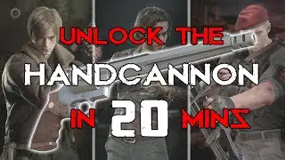 How to unlock the Handcannon in under 20 minutes - RE4 Mercenaries