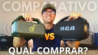 Soundcore Boom 2 vs RCA RS-FR213 Mini | Qual Caixa de Som Vale Mais a Pena?