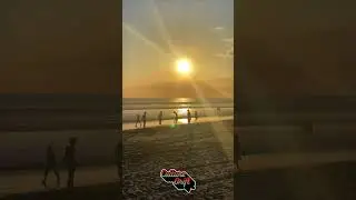 Silhouettes Playing Football at Bali Beach Sunset | 2024 #Bali #balishorts