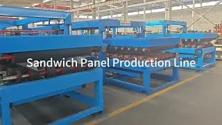 sandwich panel production line #rollformingmachine #sandwichpanelline