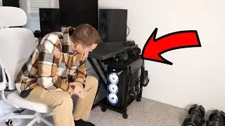 ARES WING Height Adjustable Computer Tower Stand, 2 Tier PC Tower Stand for Most PCs - Review