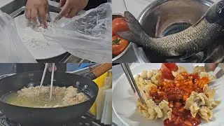 Tell-it Nanning Notes | Beautiful Flower-Cut Fish with Tomato & Pineapple Sauce🍅🍍🐟