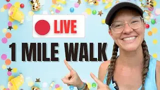 🔴 LIVE: 1 Mile Home Walking Workout 🎉 30-Minute Cardio (2,000 Steps!)