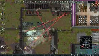 100 Pirates vs RimAtomics Weapons || RimWorld