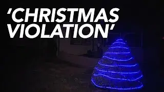 Mystery Grinch gives Haddonfield, NJ family 'violation' for Christmas light display