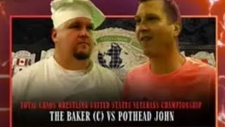The Baker (c) vs Pothead John. Total Chaos Wrestling United States Veterans Championship