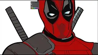 How to Draw Deadpool Using a Pen Tablet &ndash; While Enjoying My Kids Singing to Me as I Draw