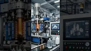 &ldquo;Modern Plastic Bottle Manufacturing Machine in Industrial Factory&rdquo; #youtubeshorts #asmrfactory