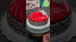 simple strawberry cake decoration | 😋😋 yummy cake decorating 🎂👍 ideas | #shorts #masterchefimran