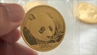 $5000 Purchase - 2017 China 30g Gold Pandas & 2018 30g Gold Panda