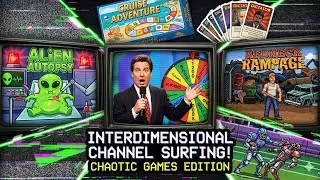 Funniest sora games 🎮 🕹️ ! 🤯 INTERDIMENSIONAL CHANNEL SURFING - Chaotic Games Edition