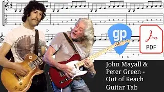 John Mayall & Peter Green - Out of Reach Guitar Tabs [TABS]