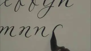 modern calligraphy - how to write in calligraphy for beginners