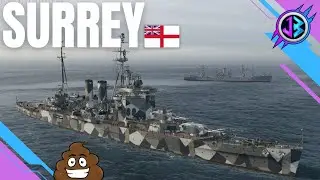 SURREY - Il nuovo heavy cruiser inglese tier 7 - World of Warships.