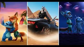 Zootopia 2 Takes Over Hollywood! 🎬🐰 (Famous Movie Poster Parodies)