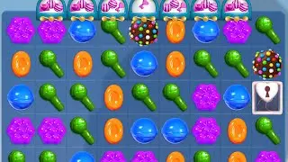 Collect maximum green candies in candy crush saga game.