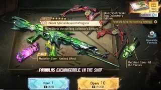 Lifeafter Gacha Bionic Venomfang and Tidebreaker Bow | 8k feds