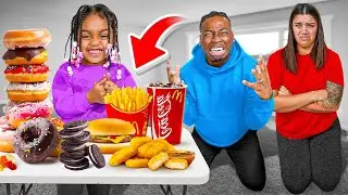 BABY Decides what we EAT for a Day!