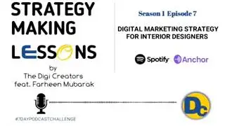 Digital Marketing Strategy for Interior Designers -7 Day #PodcastChallange -Podcast Marketing Agency