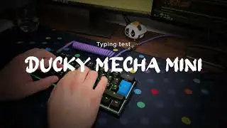 Ducky Mecha Mini / Gateron Yellow Typing Test
