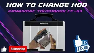 How to Replace the HDD in a Panasonic Toughbook CF-53 | Step-by-Step Guide #ToughbookCF53 #HDD
