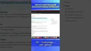 how to install mongodb document based database#coding #programming #codingwithharry