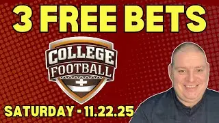 Saturday 3 Free NCAAF Betting Picks & Predictions - 11/22/25 | Craig's CFB Picks & Predictions