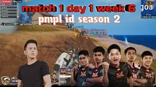 The Pillars WWCD Di Match Pertama Week 6 Day 1 PMPL ID Season 2