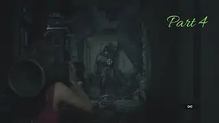 Resident Evil 2 Remake Gameplay Part 4 Parking Garage Key Card [ Claire ]