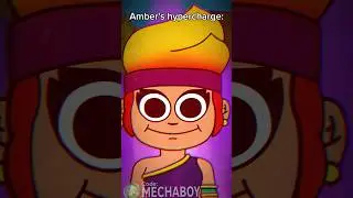 Amber's hypercharge #brawlstars #brawlstarsanimation #amber