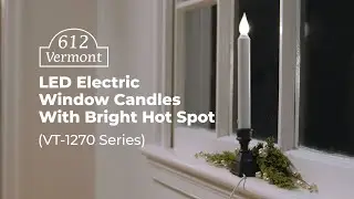 612 Vermont VT-1270 Electric Bright Hot Spot Window Candles