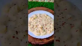 White sauce cheese pasta | White sauce pasta recipe without vegetables 😱😋🤤🥰 #shorts #recipebynimat