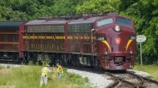 NS Piedmont Division 5/28/14: PRR E-Units on the Southern Mainline