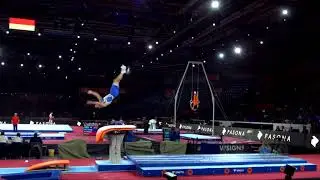 CABRERA Gerardo (URU) - 2019 Artistic Worlds, Stuttgart (GER) - Qualifications Vault 1