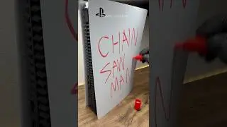 Custom PlayStation5 For Denji #chainsawman  #denji #reze