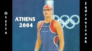 Otylia Jędrzejczak pływanie (200 m st. motylkowym) IO Ateny 2004. Polski komentarz.