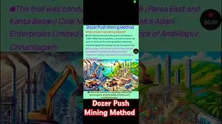 Dozer Push Mining Method:Successful trial by CSIR-CIMFR @competentedu#shorts #currentaffairs #csir