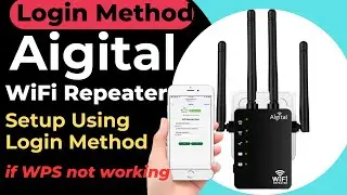 Настройка цифрового Wi-Fi ретранслятора с использованием метода авторизации, если WPS не работает...