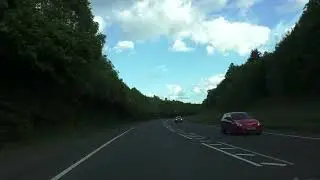 Driving On Grove Way A4440 & Hams Way A4440, Worcester, Worcestershire, England 26th June 2022