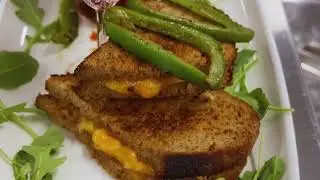 Cocktail and Food Matching Grill Cheese