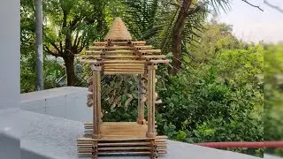 newspaper temple chariot making || temple car making with newspaper