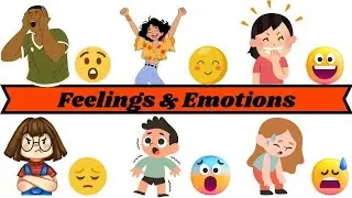 Feelings and Emotions Vocabulary with pictures