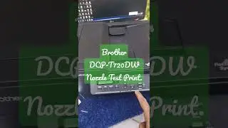 brother DCP-T720DW Nozzle Test Print